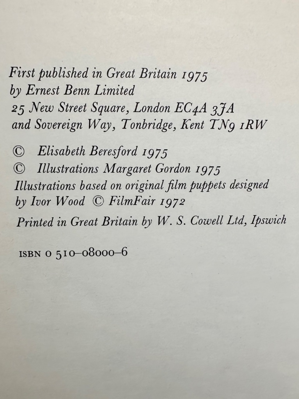 Vintage 1975 Wellington and the Blue Balloon Book - Picture 7 of 10